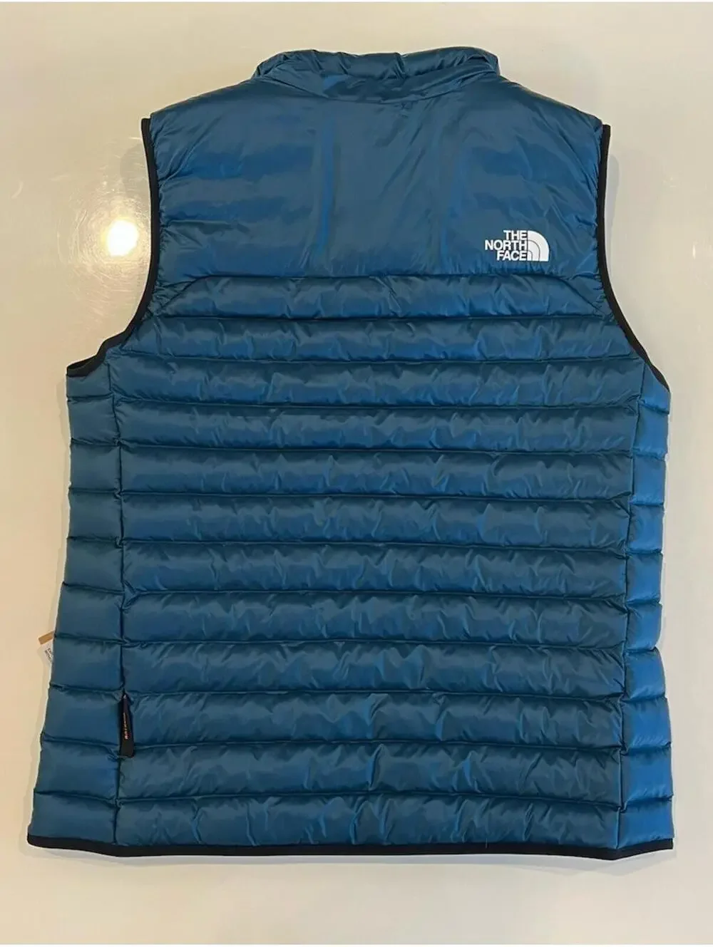 $180 Men's The North Face Terra Peak Insulated Hiking Camping Vest Petrol Blue S